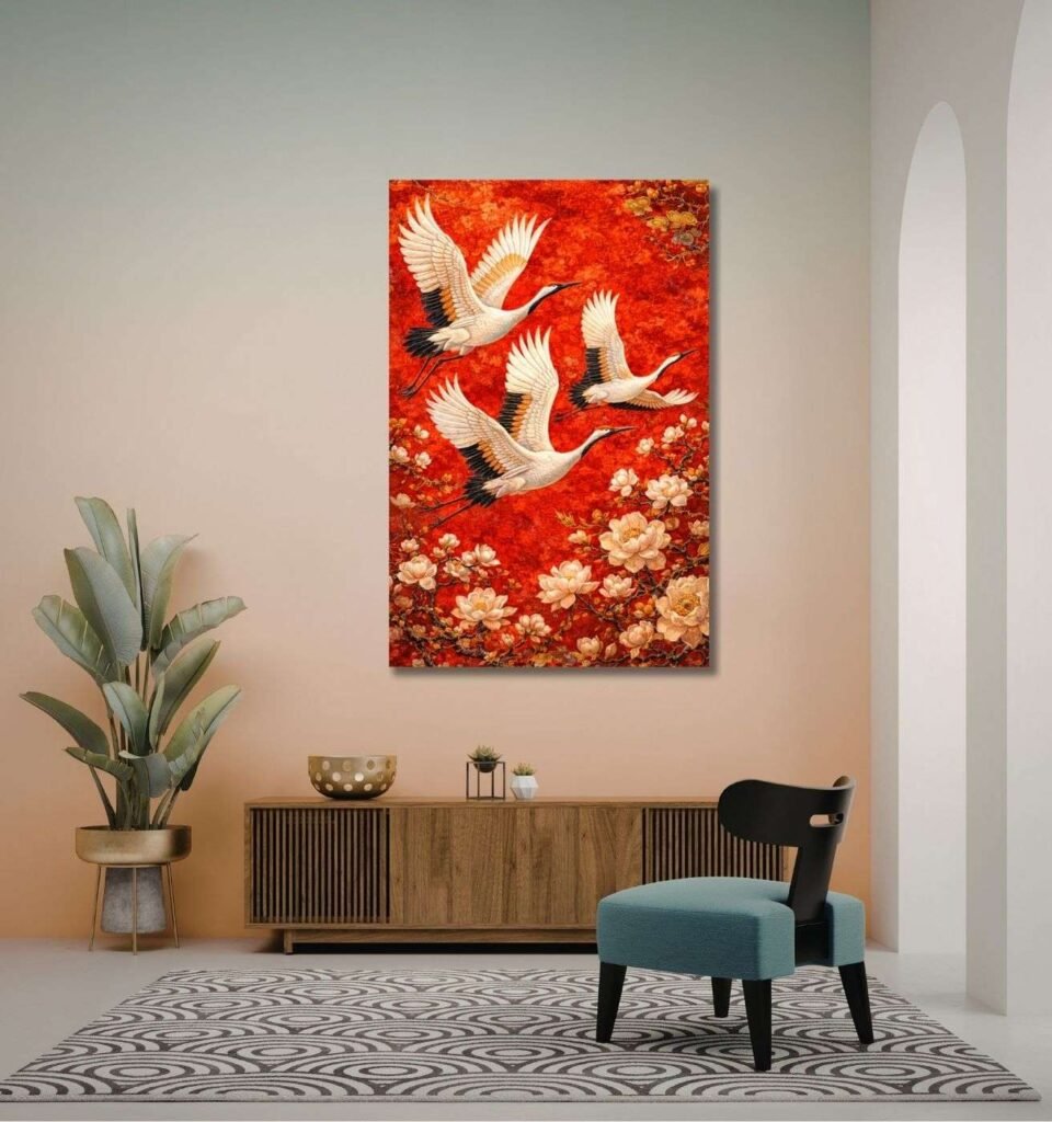 Modern Art Canvas Painting for Bedroom1