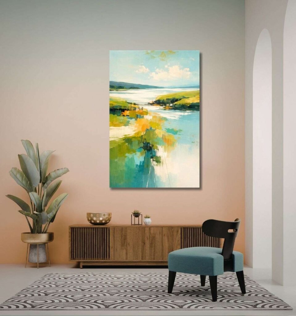 Modern Art Canvas Painting for Bedroom1