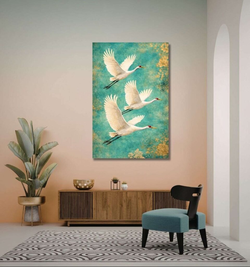 Modern Art Canvas Painting for Bedroom1