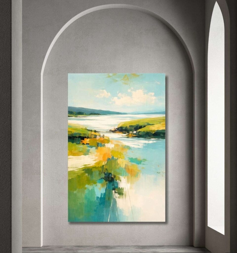 Modern Art Canvas Painting for Bedroom1