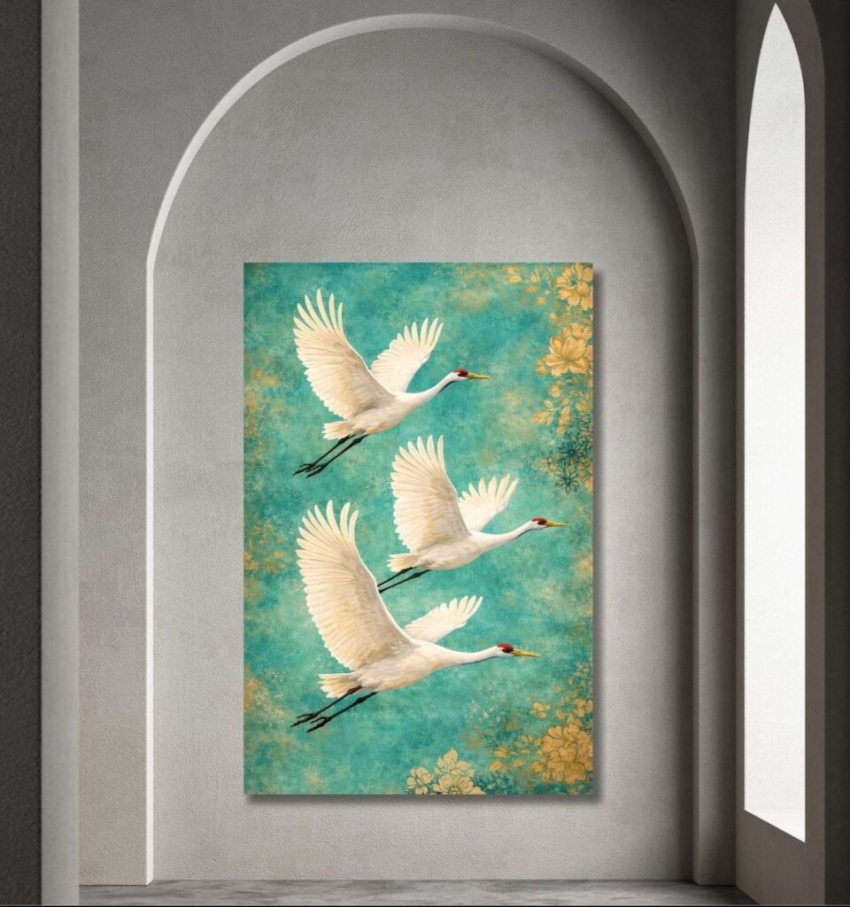 Modern Art Canvas Painting for Bedroom1