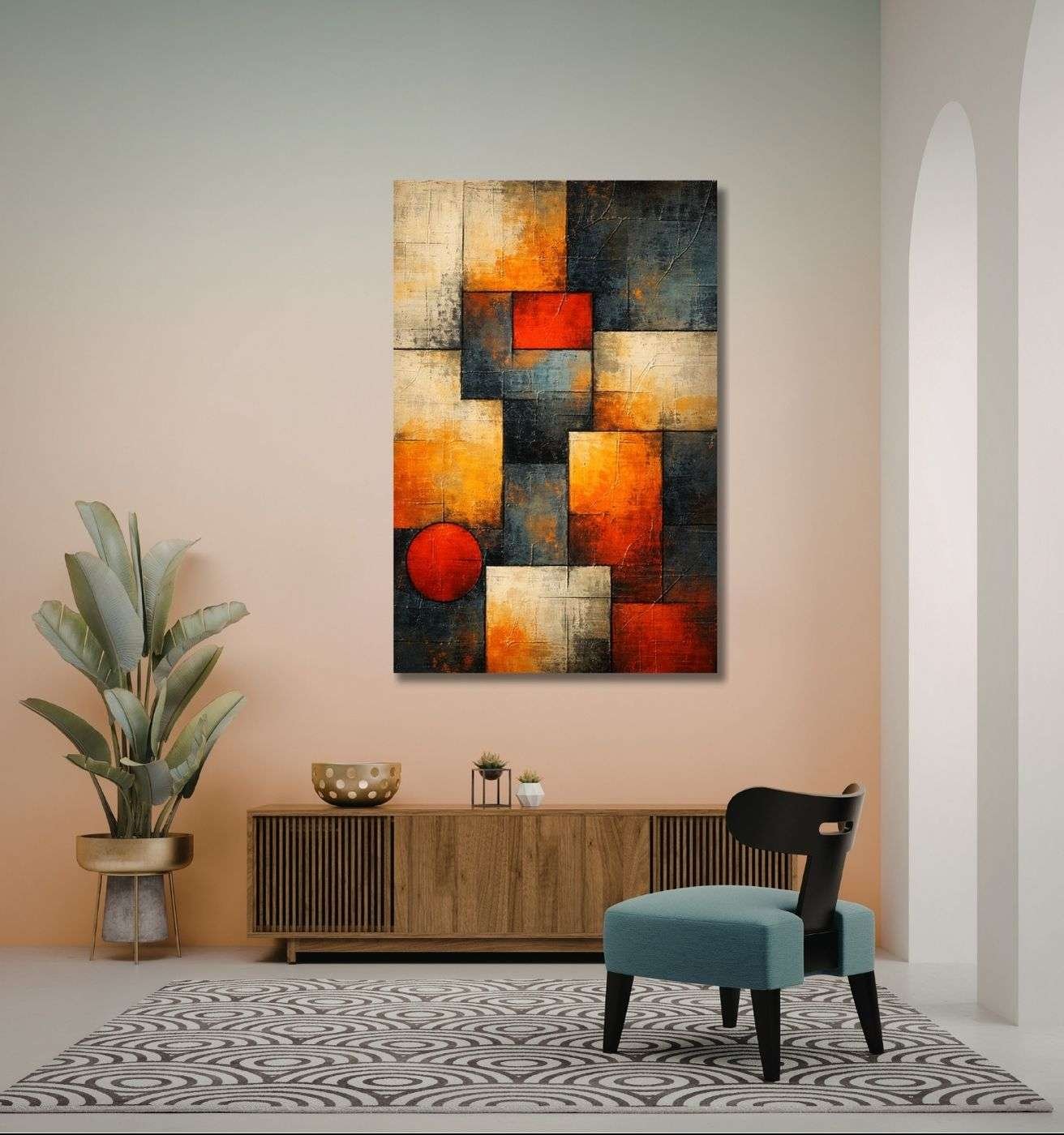 Modern Art Canvas Painting for living room1