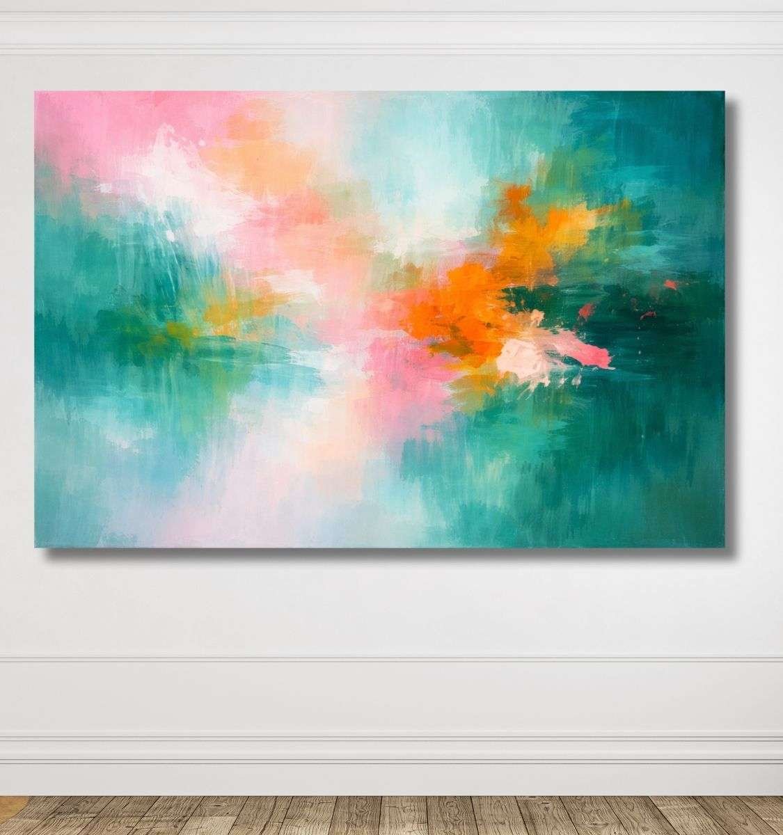 abstract canvas painting by kunj cart8