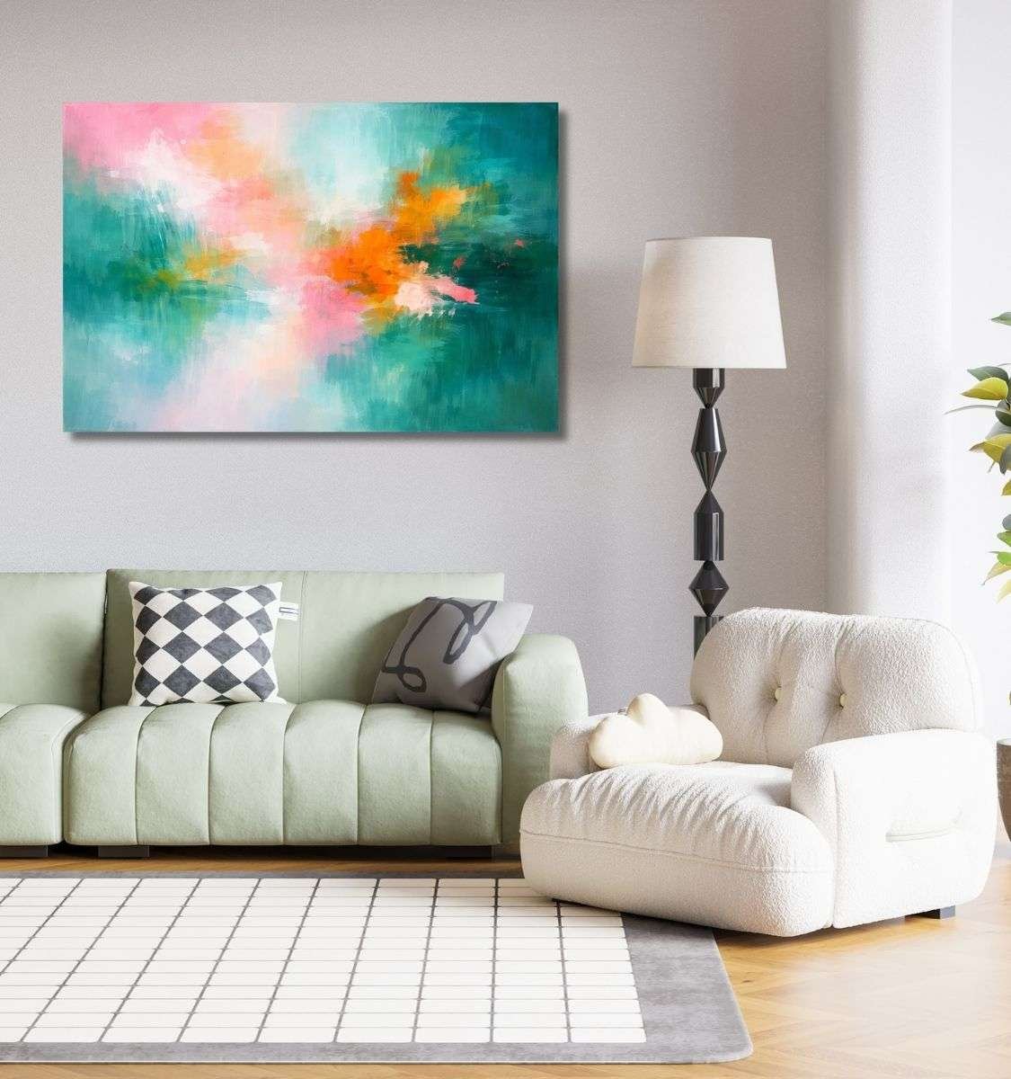 abstract canvas painting by kunj cart8