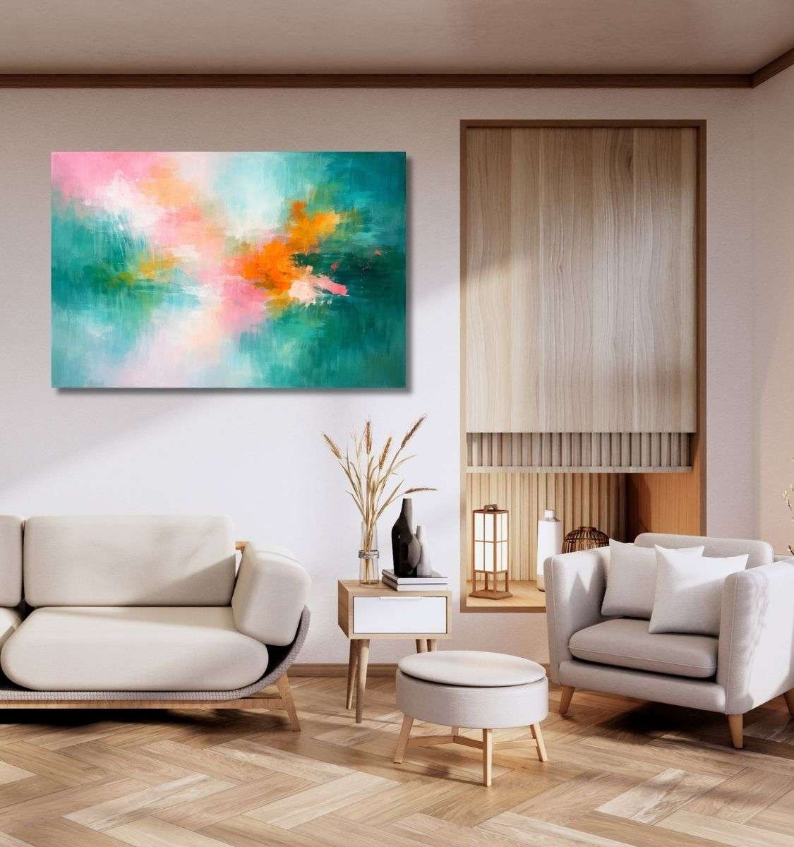 abstract canvas painting by kunj cart8