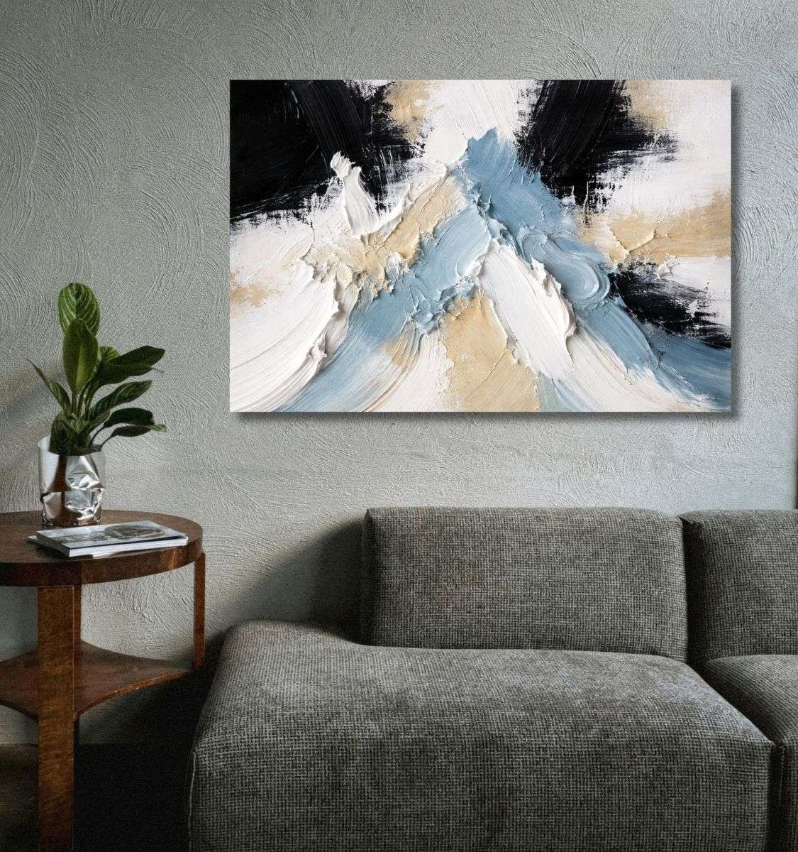 artstic abstract canvas painting by kunj cart8