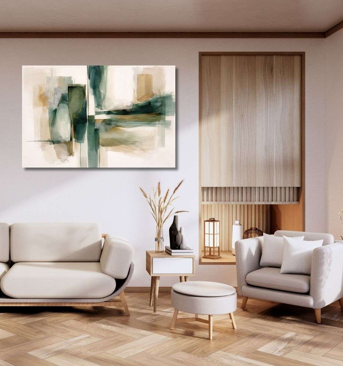 modern abstract canvas painting by kunj cart8