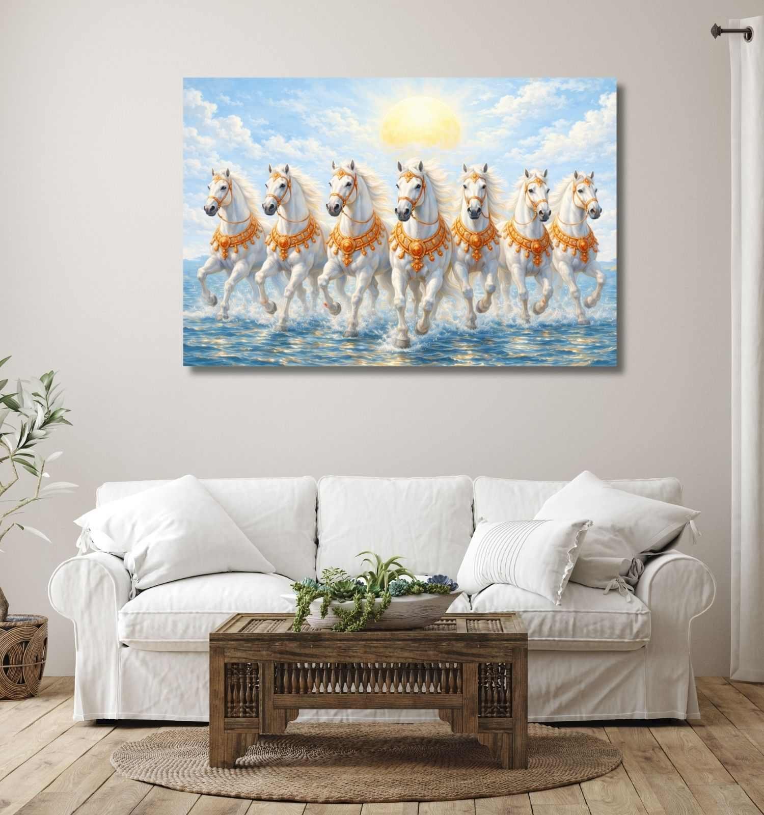 royal 7 horse painting 1