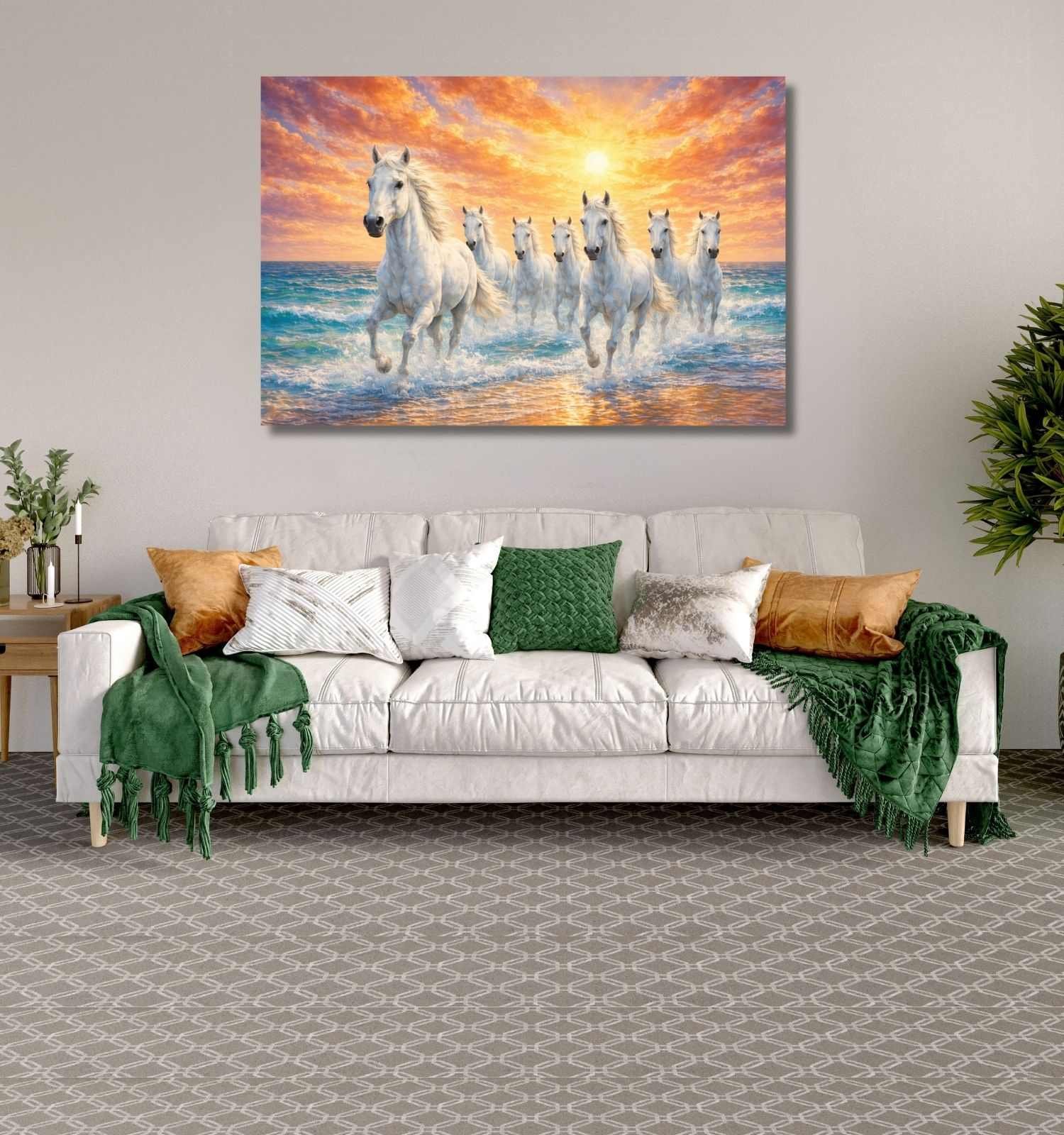 vastu 7 horse painting 1